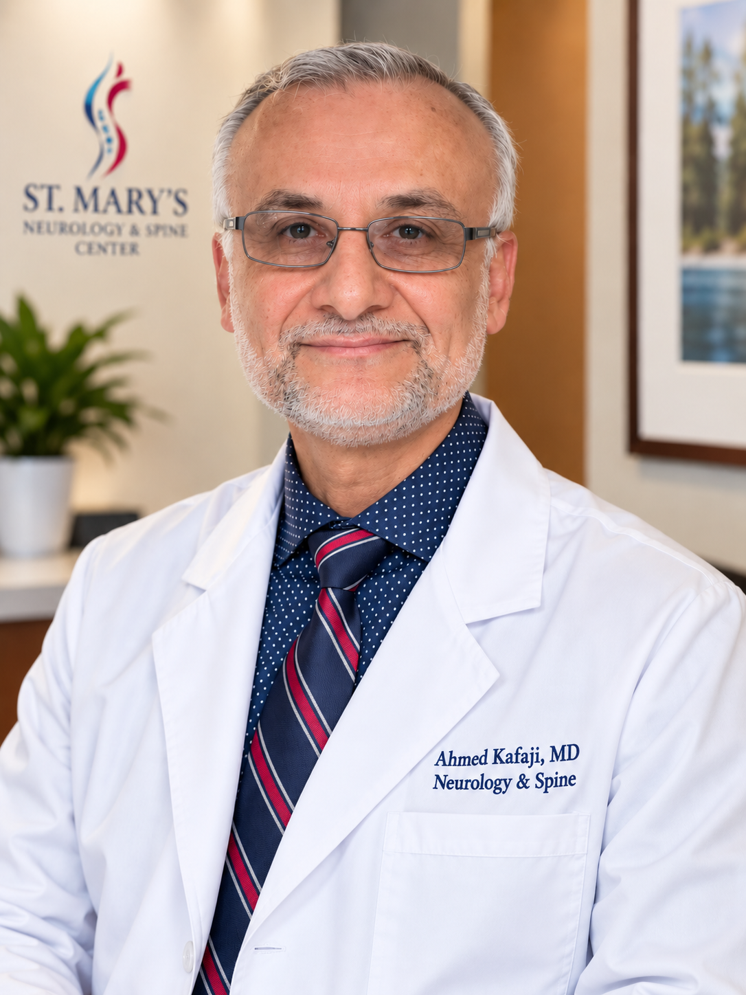 Dr. Ahmed Kafaji, neurologist at St. Mary's Neurology and Spine Center in Southern Maryland