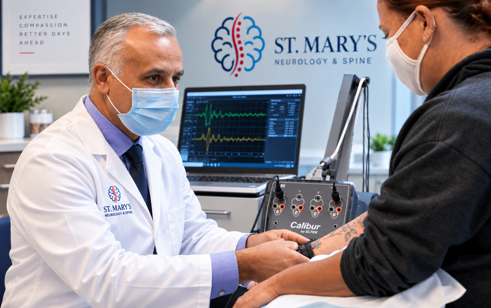 Neurological evaluation at St. Mary's Neurology and Spine Center in Southern Maryland