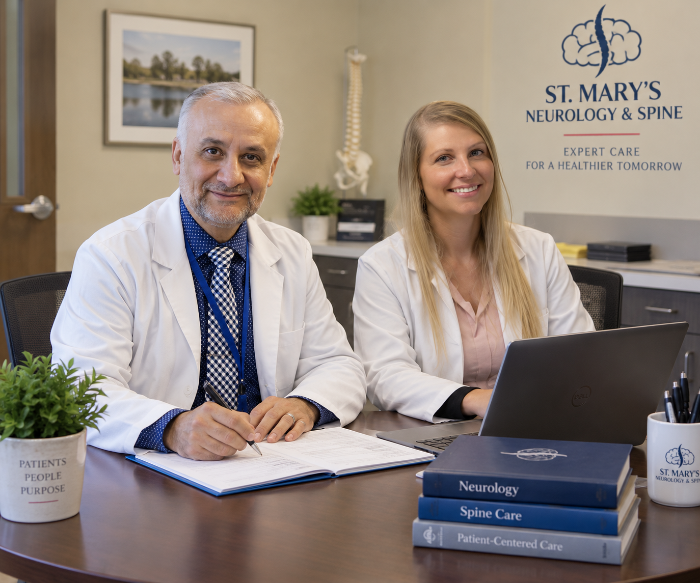 Clinical providers at St. Mary's Neurology and Spine Center serving Waldorf and Mechanicsville, Maryland